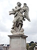 Рим, скульптура на мосту Святого Ангела